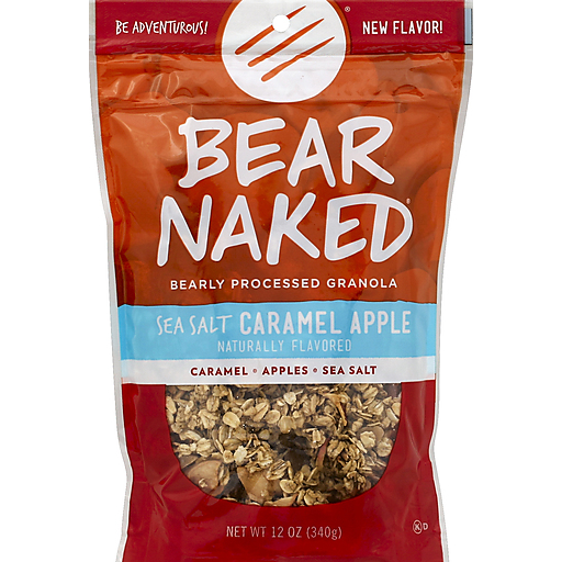 Bear Naked Sea Salt Caramel Apple Bearly Processed Granola 12 Oz. Bag