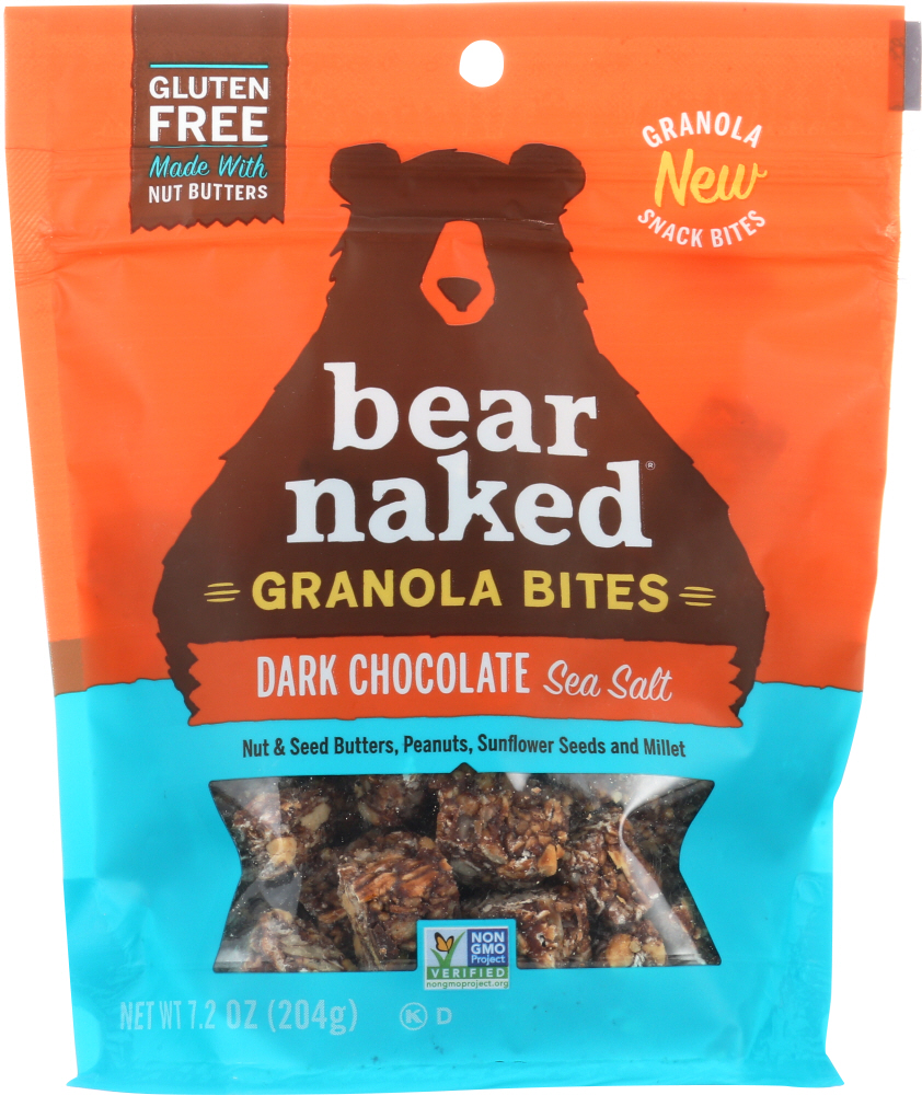 Bear Naked Gluten Free Dark Chocolate Sea Salt Granola Bites - 7oz