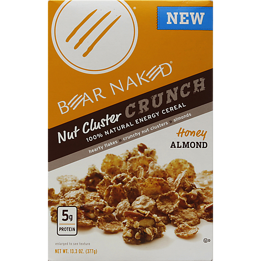 Bear Naked Cereal, Nut Cluster Crunch, Honey Almond 13.3 Oz