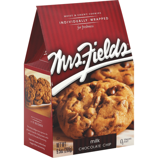 Mrs Fields Cookies, Milk Chocolate Chip 9.5 Oz