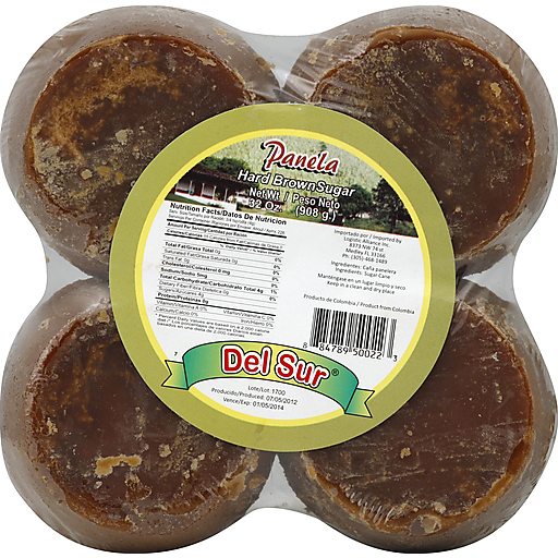 Del Sur Brown Sugar, Hard 32 Oz
