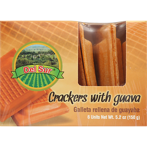 Del Sur Crackers, With Guava