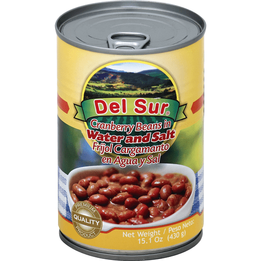 Del Sur Cranberry Beans, In Water And Salt