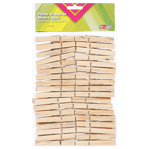 Insular Wooden Clothespeg
