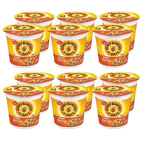 Post Honey Bunches Of Oats Roasted, Portable 2.1 Ounce (Pack 12)