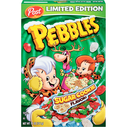 Post Pebbles Sugar Cookie Flavor Cereal 11 Oz Box