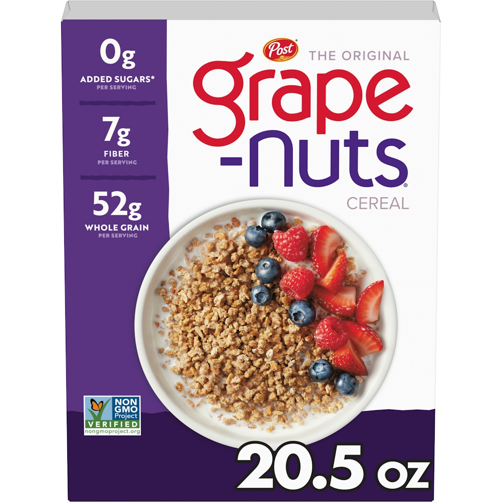 Post Grape Nuts Original Breakfast Cereal, 20.5 OZ Box