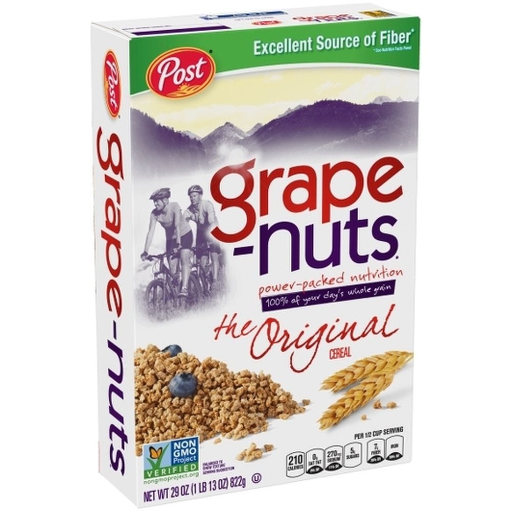 Post Grape Nuts Original Breakfast Cereal 29 Oz Box