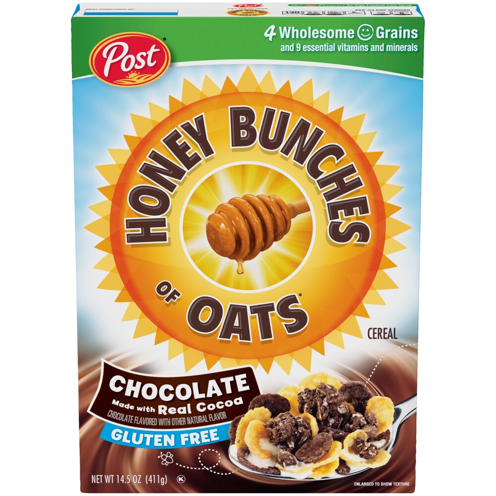Honey Bunches Post Of Oats Chocolate Cereal 14.5 Oz. Box