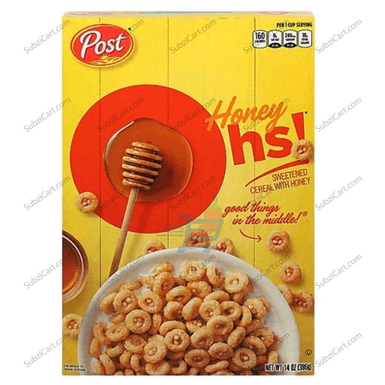 Post Ohs Honey Graham Cereal - 10.5 Oz