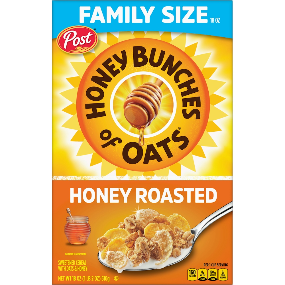 Post Honey Bunches Of Oats Roasted Cereal