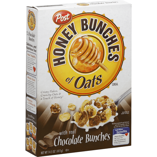 Honey Bunches Cereal, With Real Chocolate