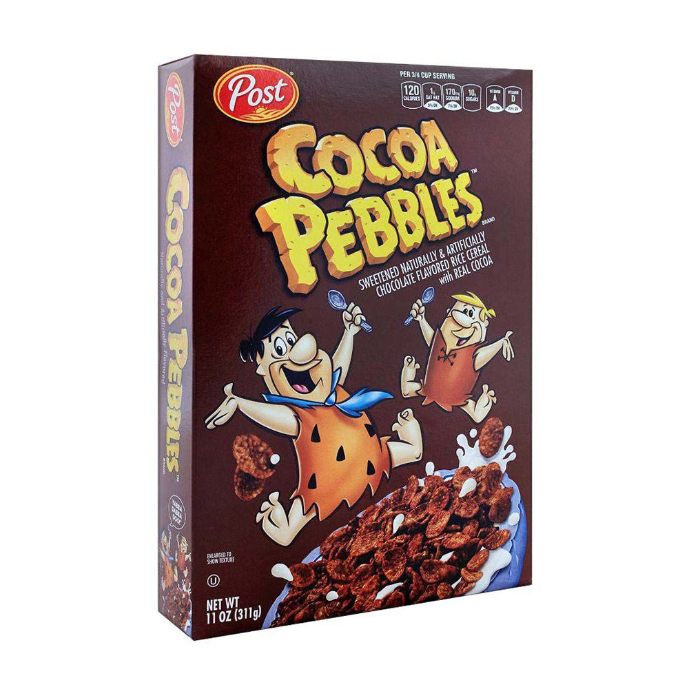 Cocoa Pebbles Post Chocolate Sweetened Rice Cereal - 11 Ounce
