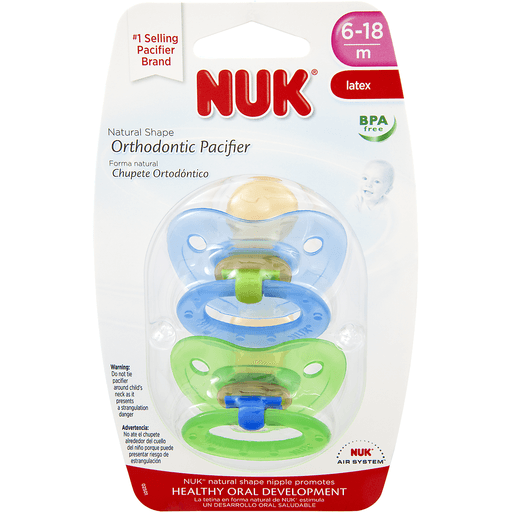 NUK Orthodontic Pacifier Latex 6-18m
