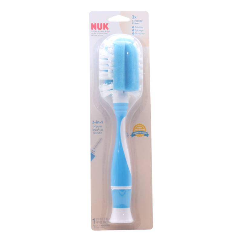 NUK 62012 Triple Action Bottle & Nipple Brush