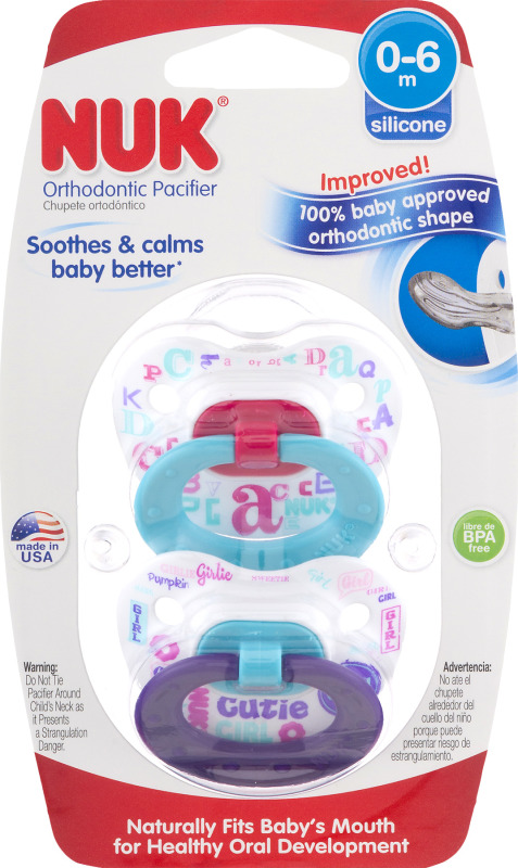 Nuk Orthodontic Pacifier Silicone 0-6m