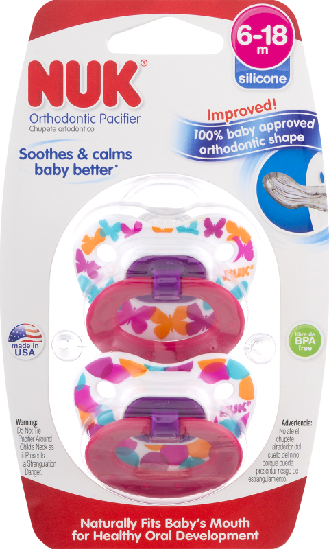 NUK Orthodontic Pacifier Silicone 6 18m
