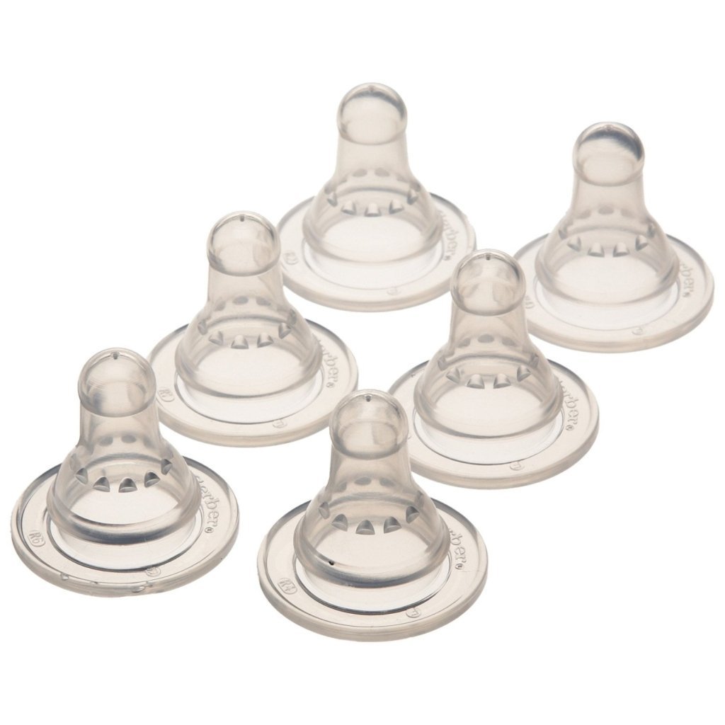 First Essentials Nipples, Replacement, Silicone, Fast