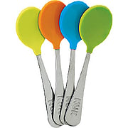 Gerber Graduates Soft Bite Toddler Spoon, 4pk, Silicone Tip