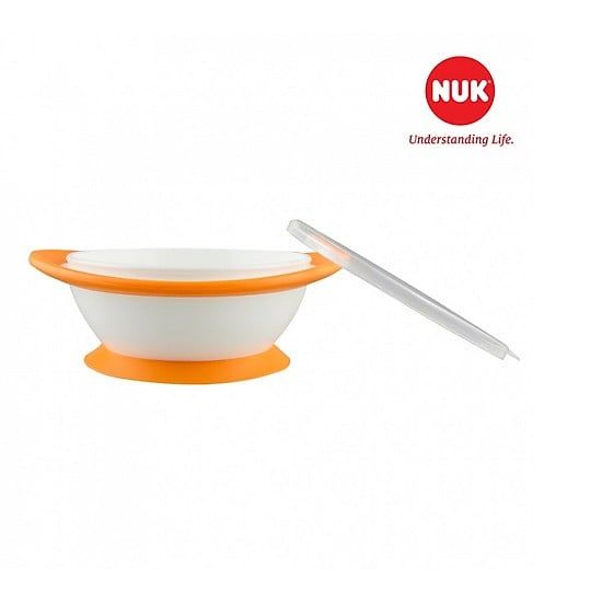 NUK No-mess Suction Bowls With Lids 4pc