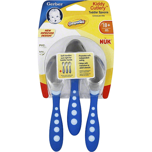 Gerber Graduates Kiddy Cutlery Toddler Spoons