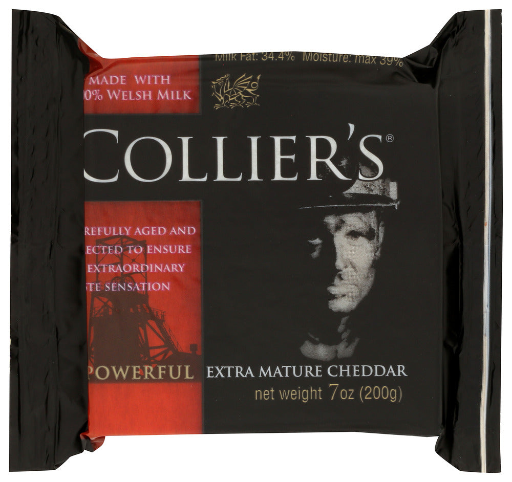 Collier's Cheese, Powerful Welsh Cheddar 7 Oz