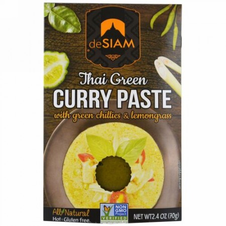 DeSIAM Siam Thai Green Curry Paste 70g