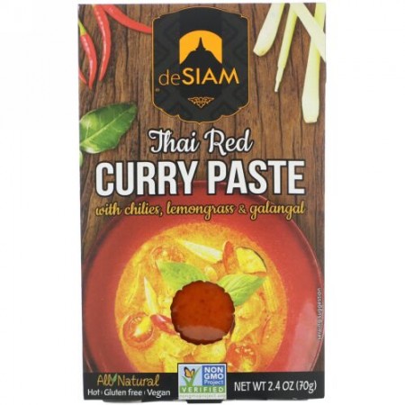 DeSIAM Siam Thai Red Curry Paste 70g