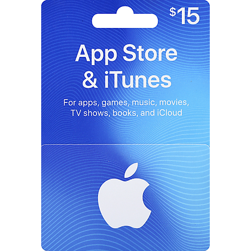 iTunes I Tunes Gift Card, $15