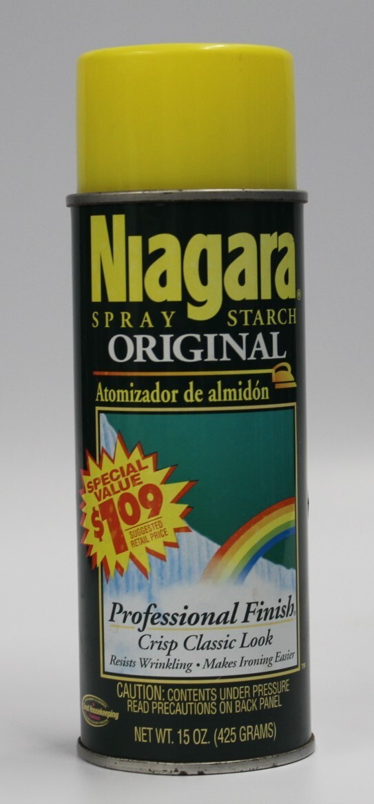 Vintage - Niagara Original Spray Starch Can - Prop - 15 Oz. - NEW FULL