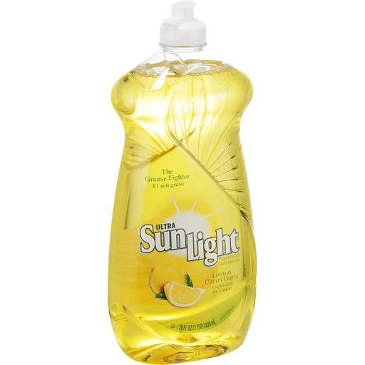 Sun Light Ultra Dishwashing Liquid Lemon Citrus Burst