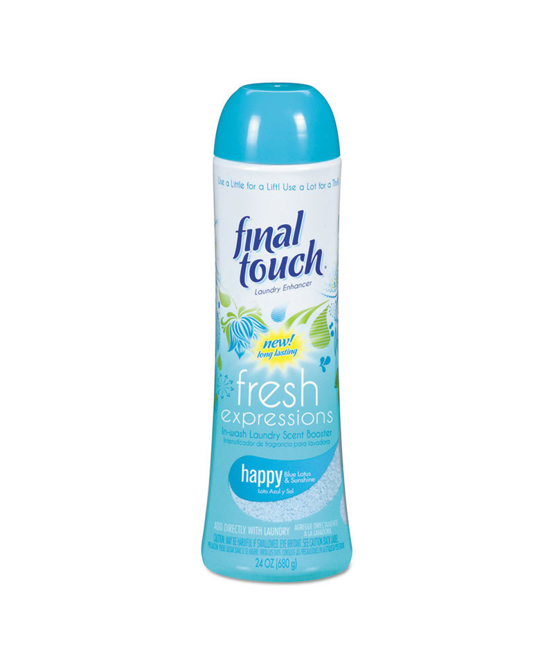 Final Touch Fresh Expressions Happy Blue Lotus & Sunshine In-Wash Laundry Scent Booster, 24 Oz