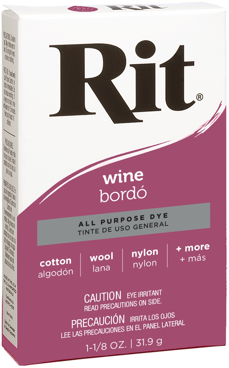 Rit All Purpose Powder Dye Wine 1-1/8 Oz