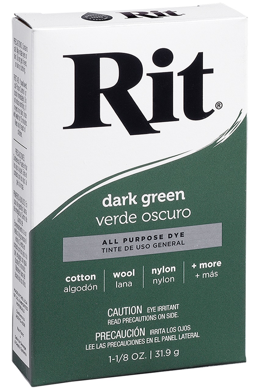 Rit All Purpose Powder Dye Dark Green 1-1.8 Oz