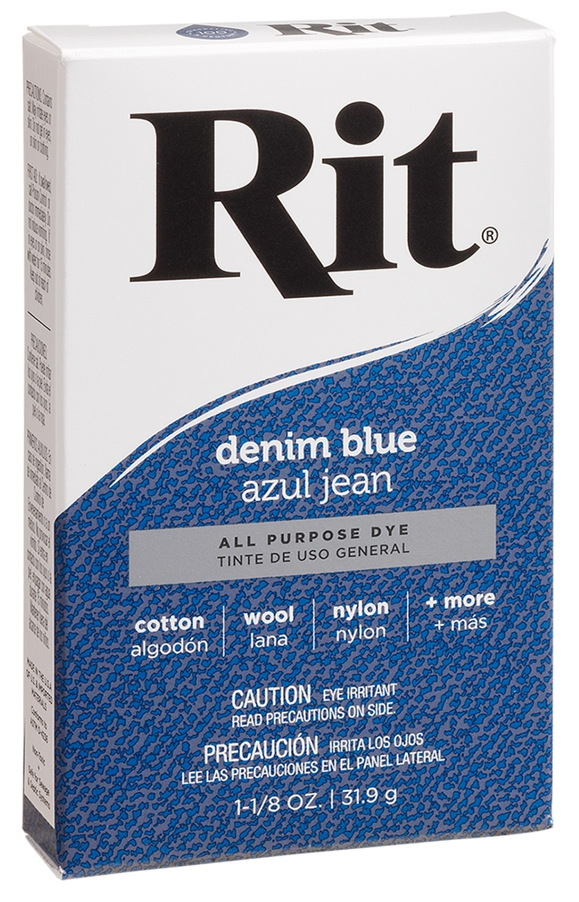 Rit All Purpose Powder Dye Denim Blue 1 1/8 Oz