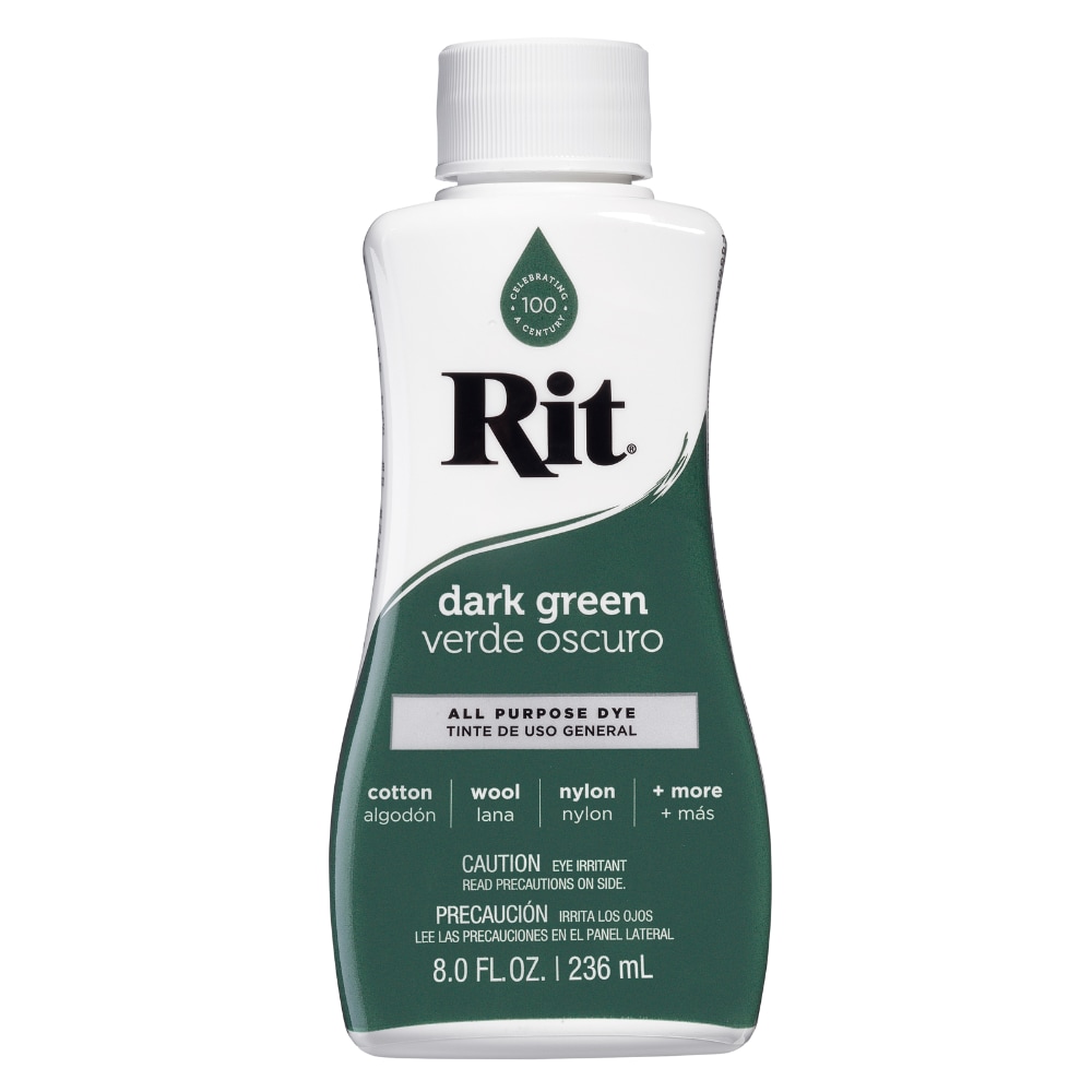 Rit All Purpose Liquid Dye Dark Green 8 Fl Oz