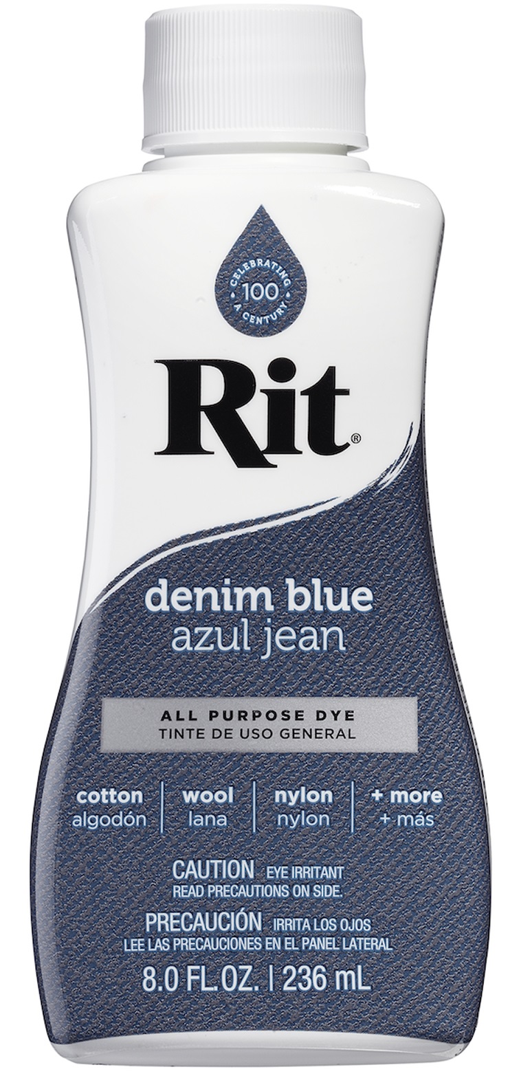 Rit All Purpose Liquid Dye, Denim Blue 8 Fl Oz