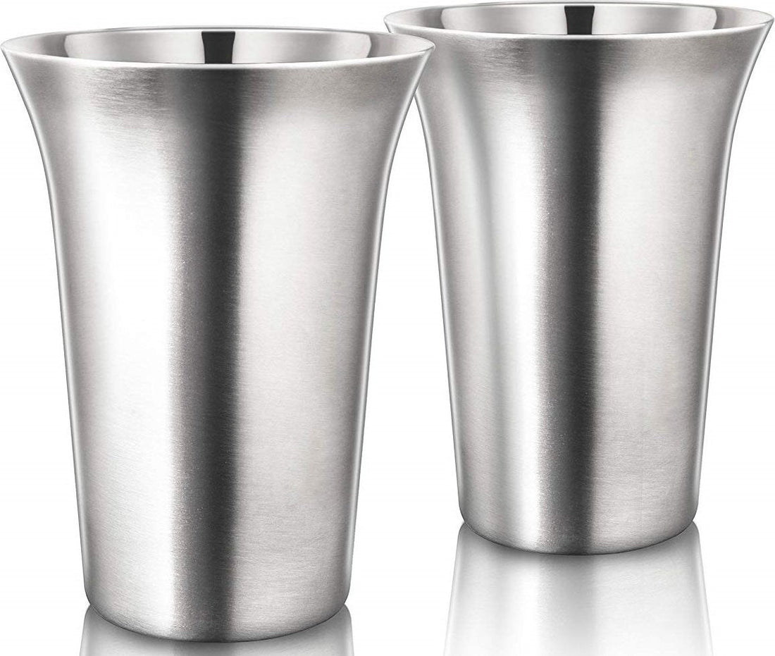 Final Touch Double Wall Coffee Cup - Set Of 2 355ml