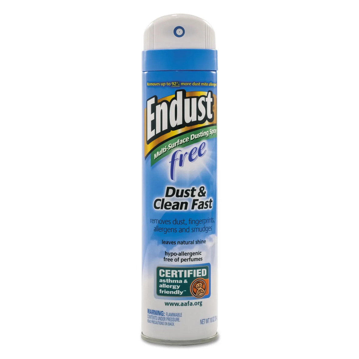 Endust Free Hypo-Allergenic Dusting And Cleaning Spray, 10 Oz Aerosol