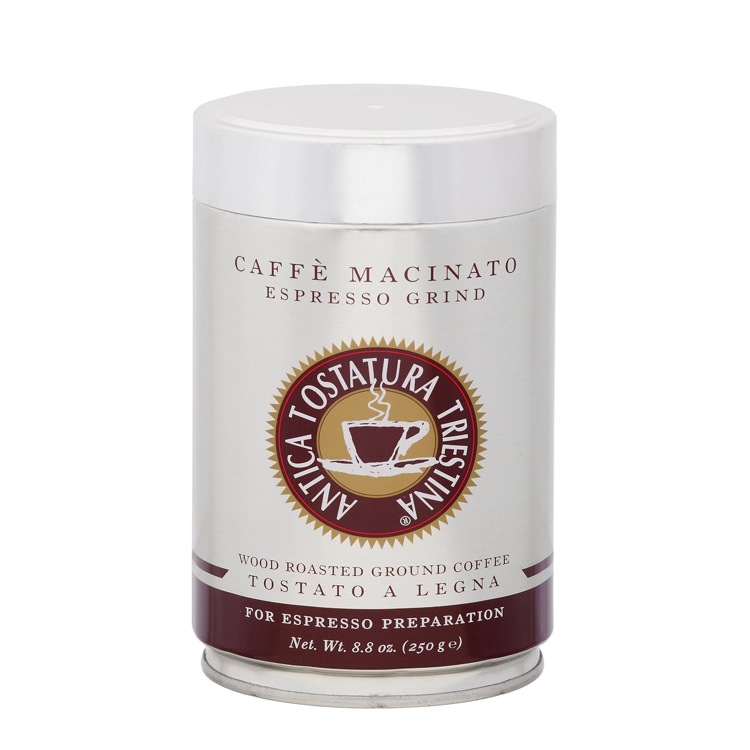 Antica Tostatura Triestina Antica Espresso Ground Tin, 8.8000-Ounce Containers