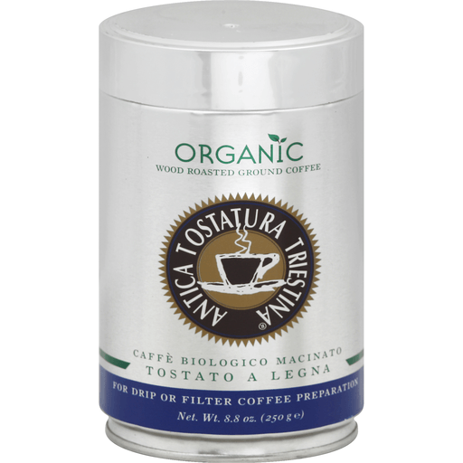 Antica Tostatura Triestina Coffee, Ground, Wood Roasted, Organic