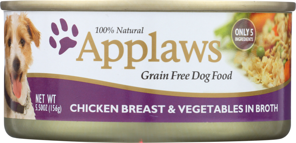 Applaws Chicken Breast With Vegetables In Broth Dog Food, 5.5 Oz