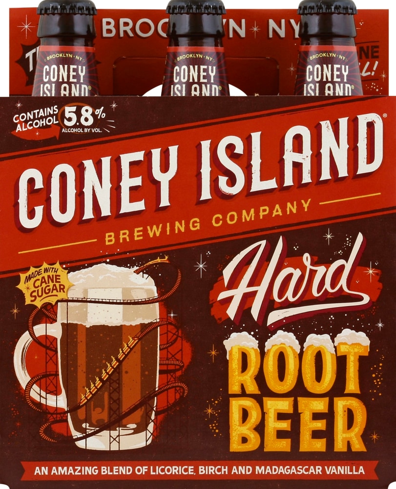 Coney Island Brewing Co. Hard Root Beer - 6pk / 12oz Bottles