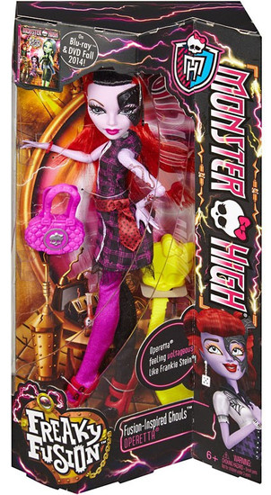 Monster High Freaky Fusion Ghouls Operetta 10.5-Inch Doll