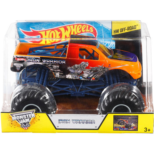 Generic Hot Wheels Monster Jam 1:24 Guerrero Vehículo De Fundición De Hierro