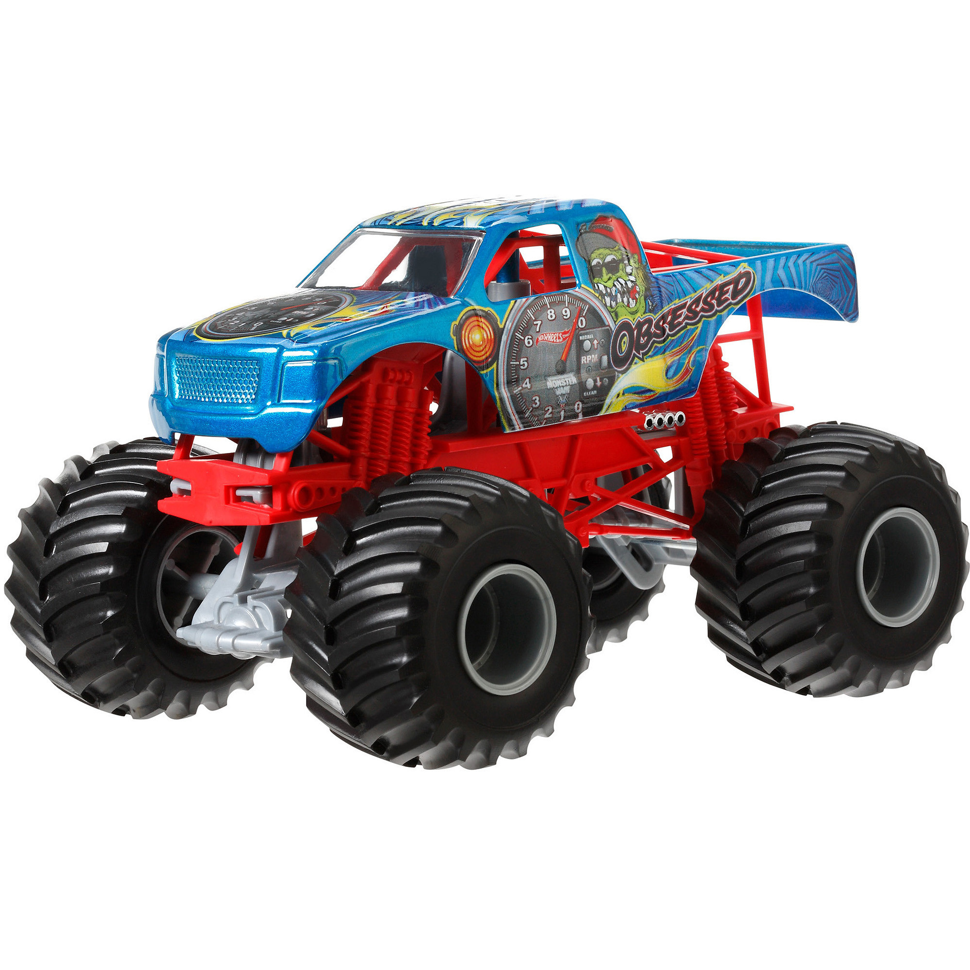 Generic Hot Wheels Monster Jam 1:24 Obsesionado Fundido A Troquel Vehículos
