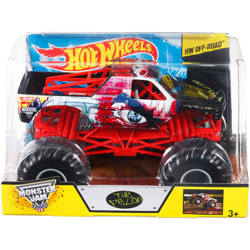 Generic Hot Wheels Monster Jam 1:24 El Delincuente Fundido A Troquel Vehículos