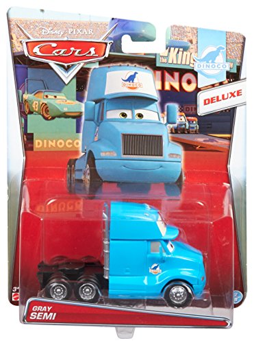 Disney Cars Toys Pixar Deluxe Oversized Die-Cast Vehicle, Gray Semi