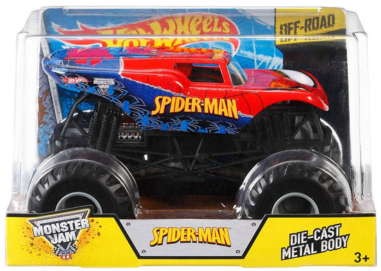 Hot Wheels Monster Jam Spider-Man Die-Cast Car [1:24]