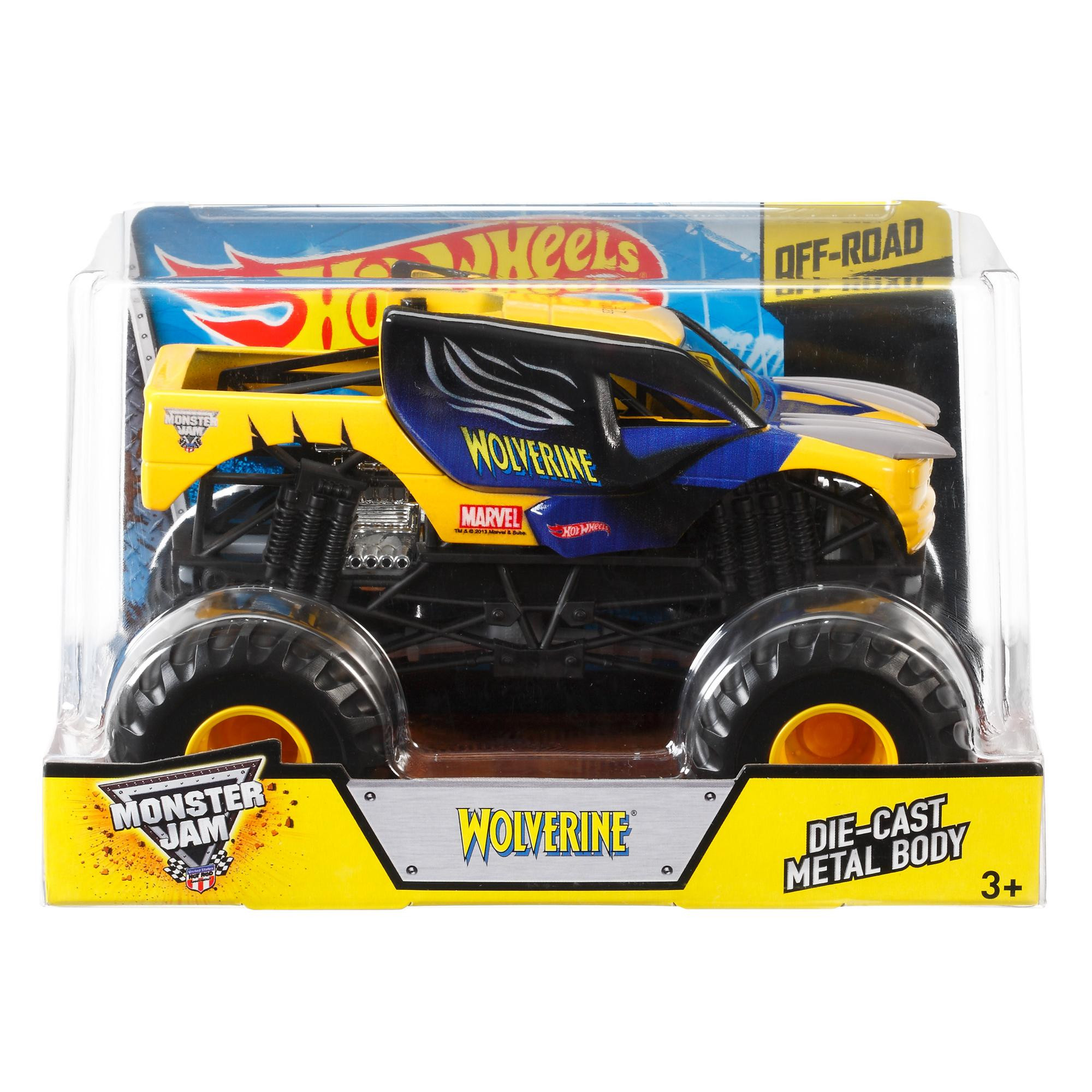 Generic Hot Wheels Monster Jam 1:24 Wolverine Fundido A Troquel Vehículos